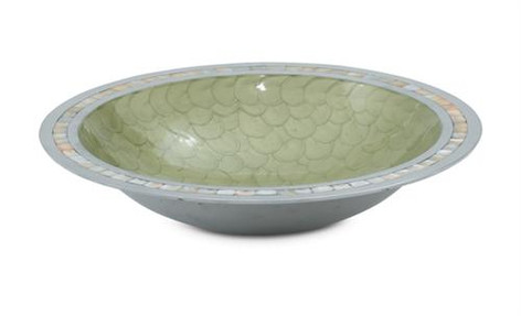 Julia Knight Classic 15" Round  Bowl - Kiwi