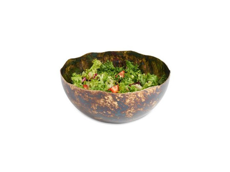 Julia Knight Cascade 12" Bowl Rainbow Bronze