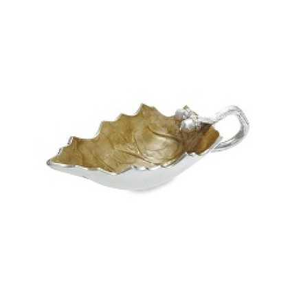 Julia Knight Oak Leaf Sauce Boat Toffee