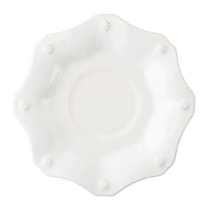 Juliska Dinnerware Berry and Thread Scallop Saucer - Whitewash