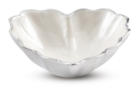 Julia Knight Heart 4" Bowl - Snow