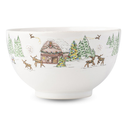 Juliska Berry & Thread North Pole 22 oz Cereal/Ice Cream Bowl