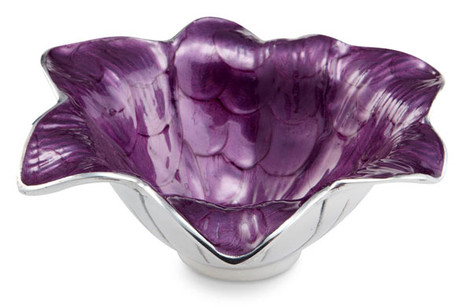 Julia Knight Lily 8" Bowl - Amethyst