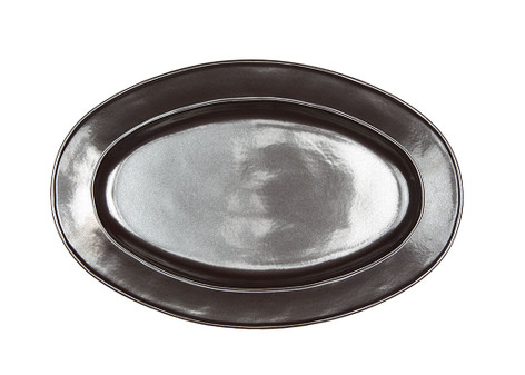 Juliska Pewter Stoneware Medium Oval Platter