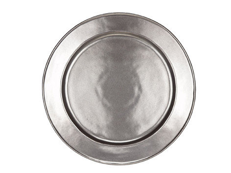 Juliska Dinnerware Pewter Stoneware Round Charger Plate