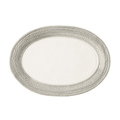 Juliska Le Panier Grey Mist 17 inch Platter