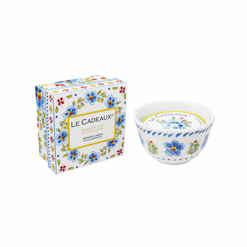 Le Cadeaux Candle In Gift Box Rosemary Mint