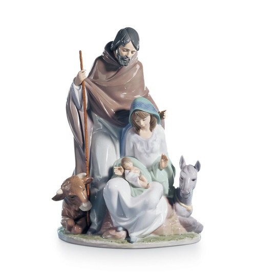 Lladro Joyful Event Porcelain Nativity Figurine