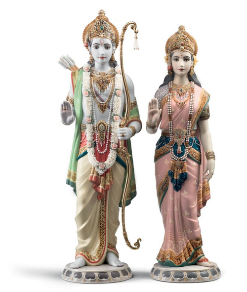 Lladro Rama And Sita Figure