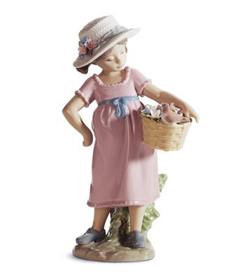 Lladro Youre So Cute! Girl Porcelain Figurine