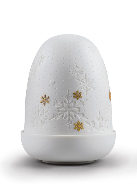 Lladro Snowflakes Dome Lamp