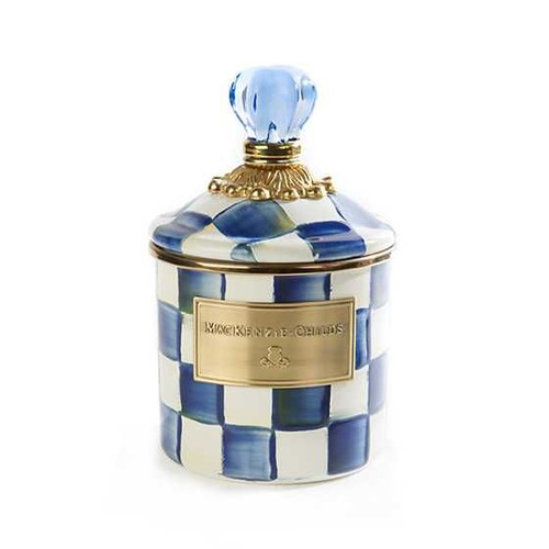 Mackenzie Childs Royal Check Demi Canister