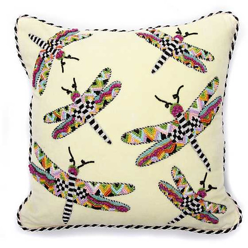 MacKenzie Childs Dragonfly Pillow