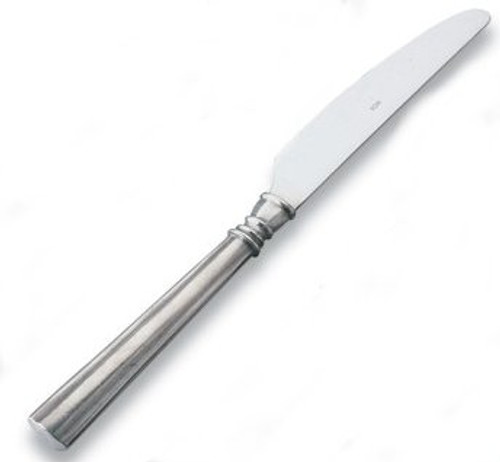 Match Italian Pewter Lucia Dinner Knife with Forged Blade