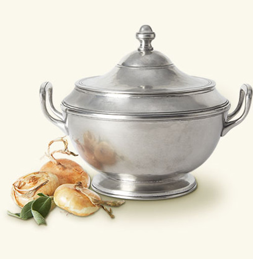 Match Italian Pewter Brixia Tureen