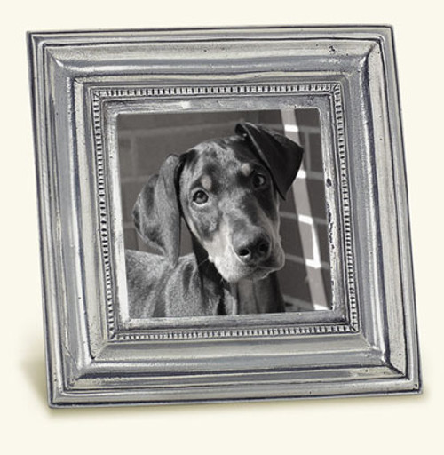 Match Italian Pewter Toscana Square Frame Small