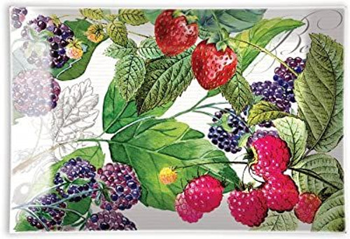 Michel Design Works Berry Patch Rectangular Glass Soap Dish
