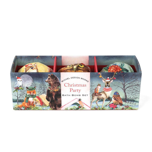 Michel Design Works Christmas Party Bath Bomb Set