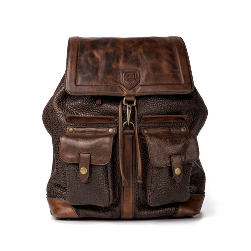 Mission Mercantile Theodore Leather Backpack - Espresso