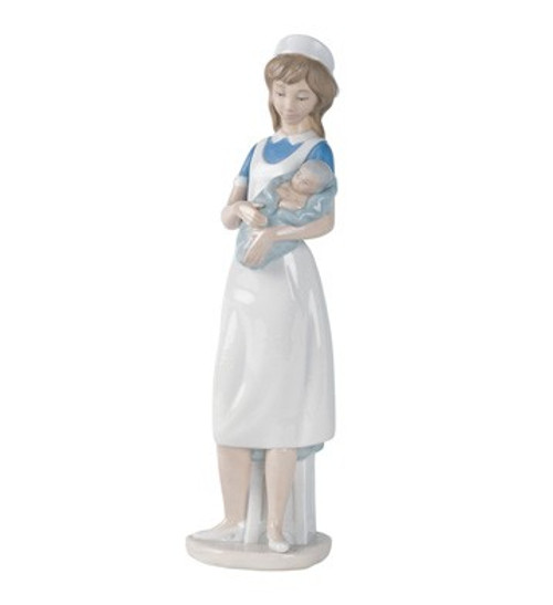 リヤドロ NAO BY LLADRO SPRING SUN #1682 BNIB LADY WHITE DRESS LOVE