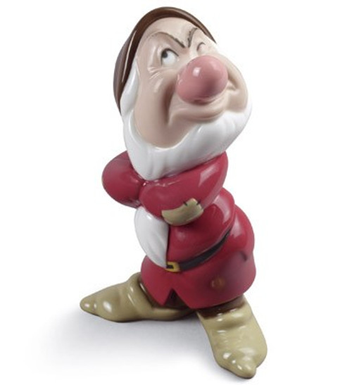 Nao by Lladro Porcelain "Grumpy" Disney Seven Dwarfs Figurine