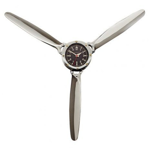 Pendulux Propeller Wall Clock Aluminum