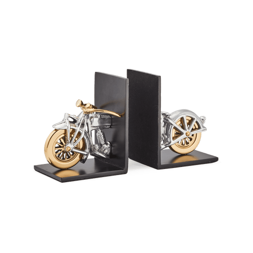 Pendulux Motorcycle Bookends Aluminum