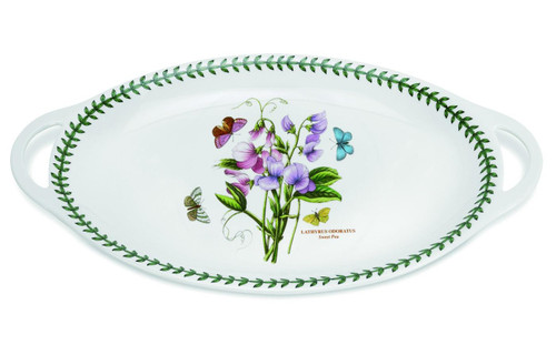 Portmeirion Botanic Garden Oval Handled Platter