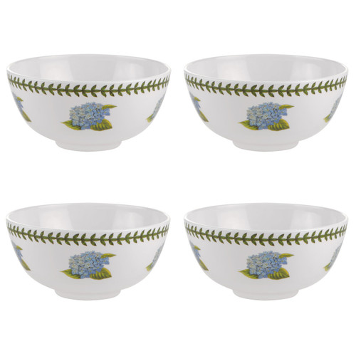 Portmeirion Botanic Garden Melamine Bowls Set of 4 (Hydrangea)