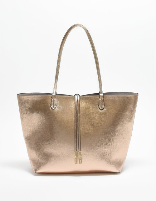 Remi & Reid Departure Tote with Crossbody Champagne / Stone