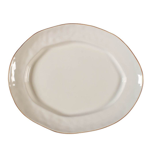 Skyros Designs Cantaria Large Oval Platter - Ivory