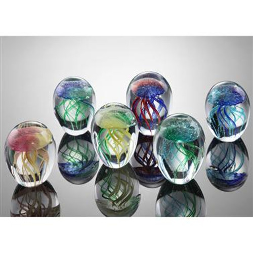 SPI Home Art Glass Mini Jellyfish S/12 6 Color