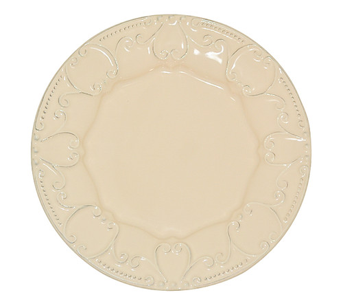 Skyros Designs Isabella Salad Plate 9.5" - Yellow Creme