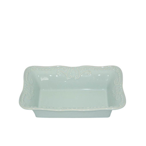 Skyros Designs Isabella Small Rectangular Baker Ice Blue