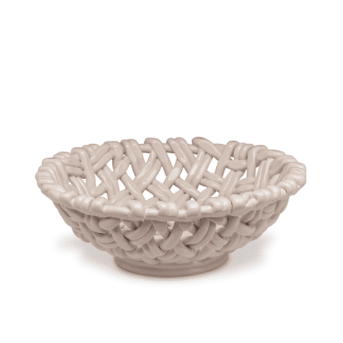 Skyros Designs Round Basket Ivory