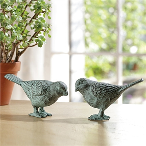 SPI Home Large Chatty Birds - Verdi Pair