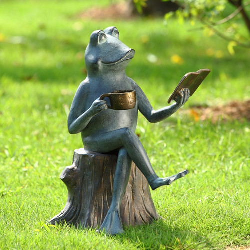 Joy Of Reading Garden Sculpture by SPI Home