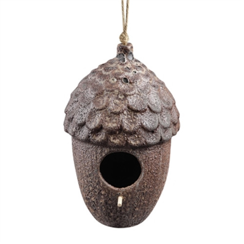 SPI Home Ceramic Pinecone Bird House