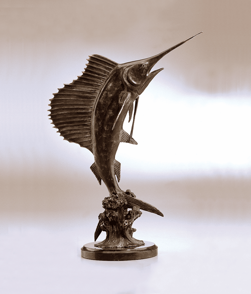 Tail Walker Sailfish Sculpture by SPI Home