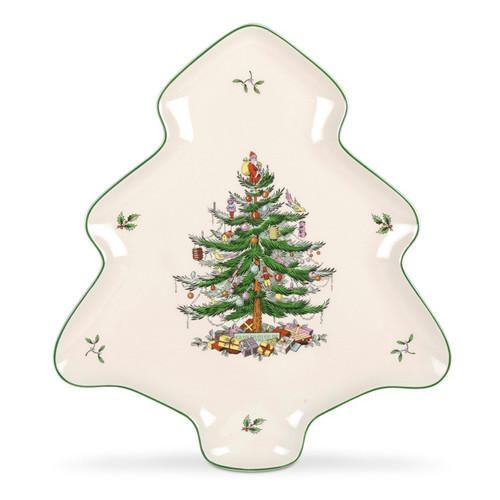 Spode Christmas Tree Shape Dish