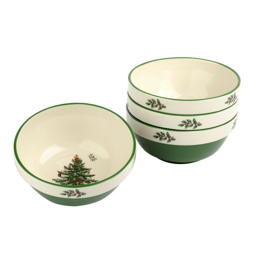 Spode Christmas Tree Stacking Bowls Set of 4