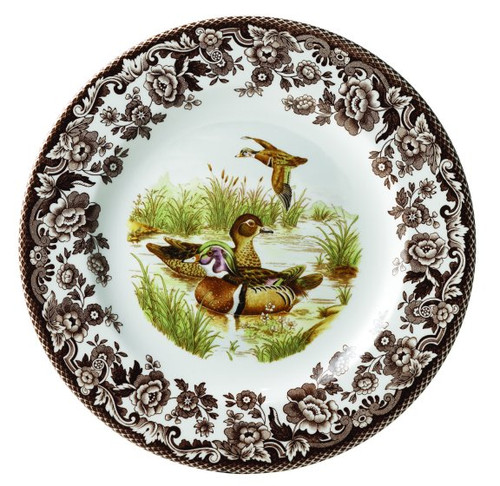 Spode Woodland 8" Salad Plate - Wood Duck