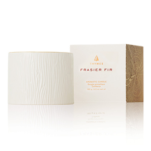 Thymes Frasier Fir Petite Ceramic Candle 6 oz