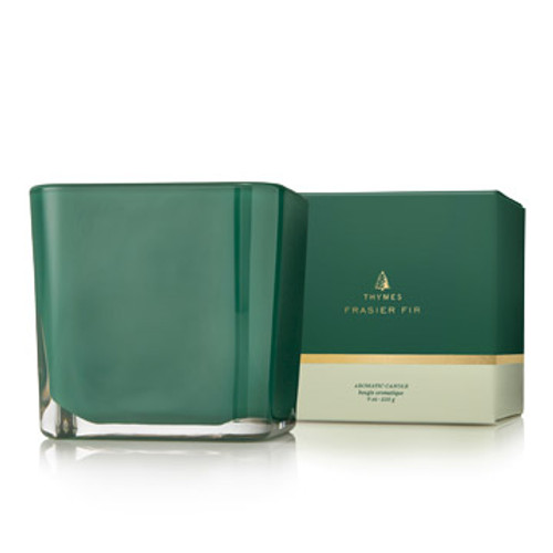 Thymes Frasier Fir Medium Emerald Grand Noble Candle 9 oz