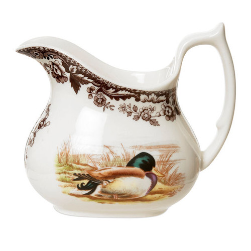 Spode Woodland Creamer Pitcher - Mallard Design