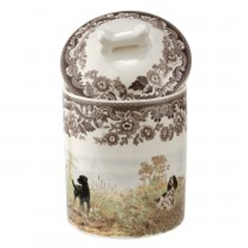 Spode Woodland Hunting Dogs Treat Jar (Assorted Dogs)