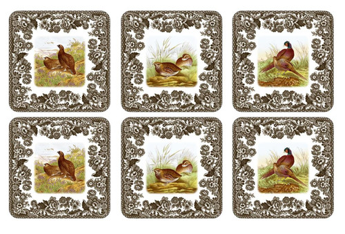 Spode Woodland Pimpernel Accessories Coasters Set of 6