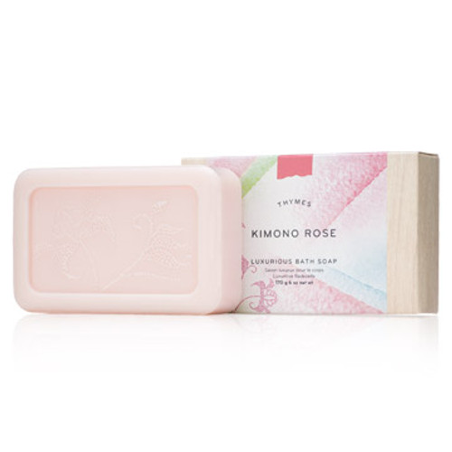 Thymes Kimono Rose Luxurious Bath Soap