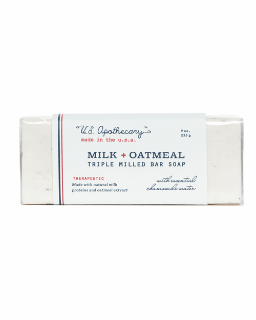 US Apothecary 9oz Bar Soap - Milk/Oatmeal