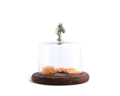 Vagabond House Covered Wood Cheese Board - Horse